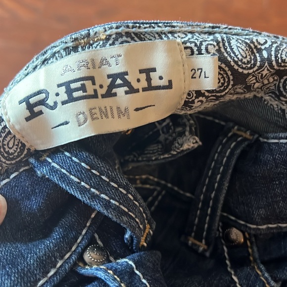 Ariat Real Denim jeans, 27Long - Picture 4 of 5